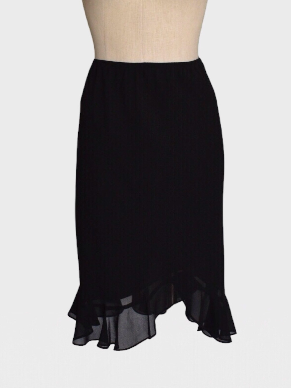 MSK Chiffon Ruffle Hem Skirt‎